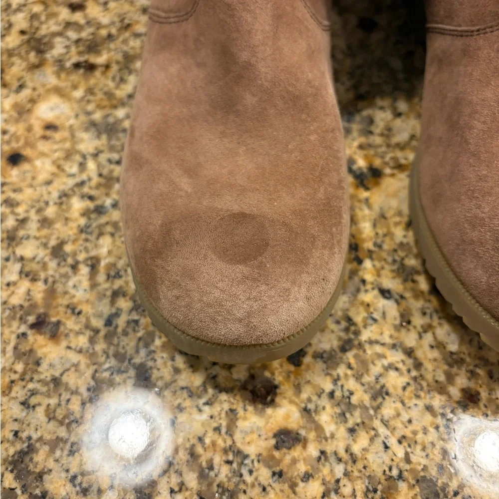 Teva De La Vina Suede Ankle Boot Leather Suede Bootie Brown Size 8.5